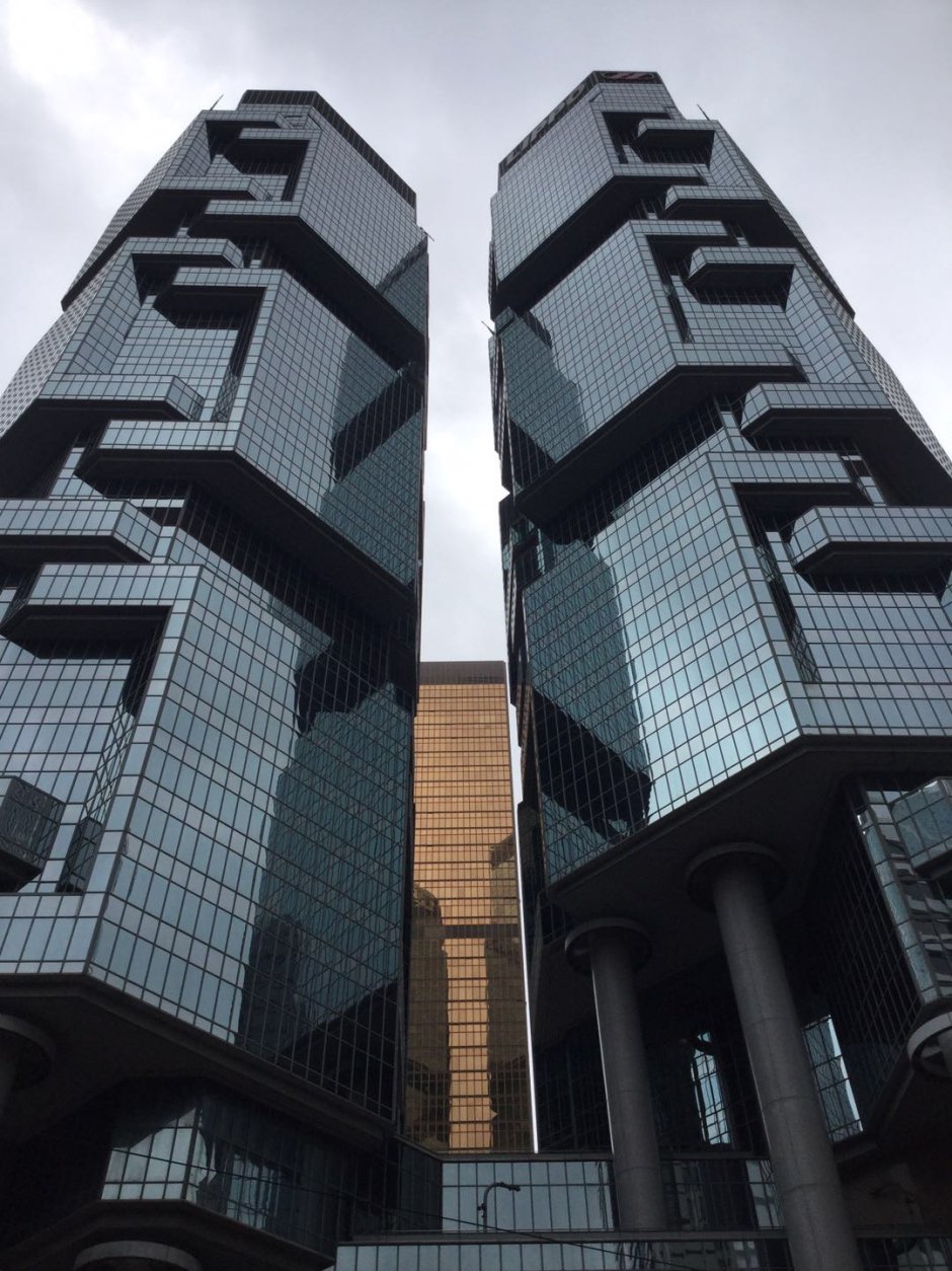 Липпо центр Гонконг фасад