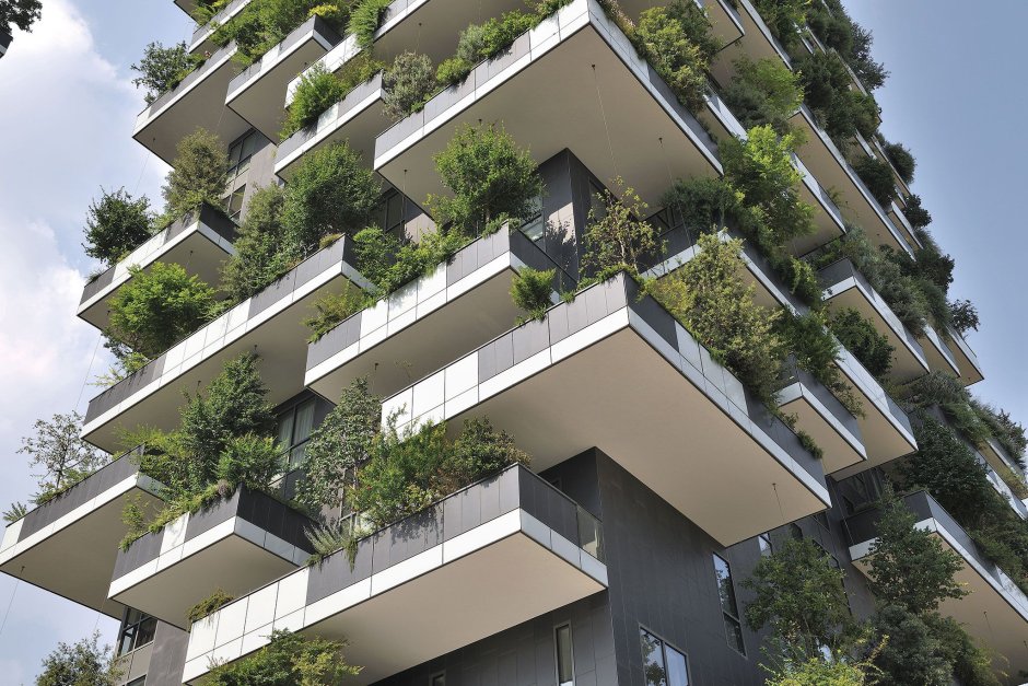 Bosco verticale фасад