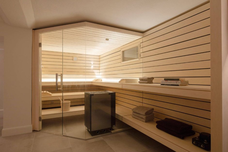 Modern Sauna Interier