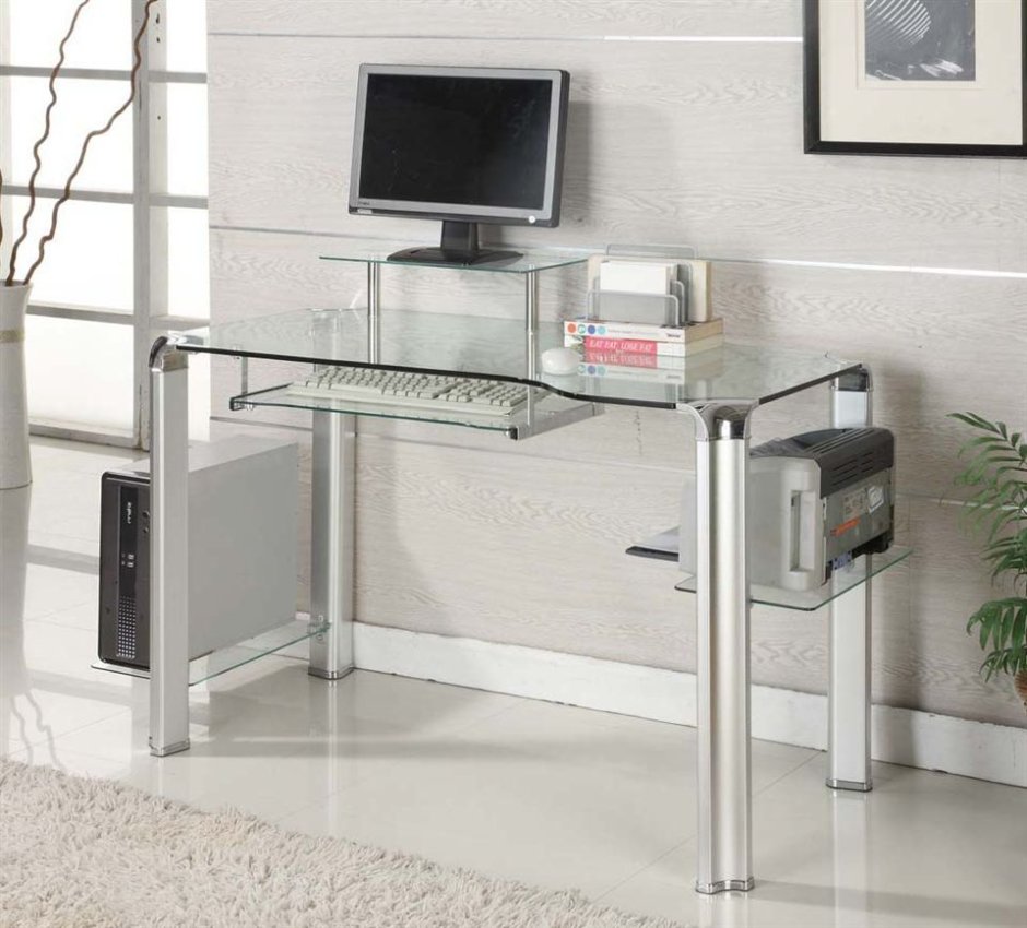 Tempered Glass столы стеклянные компьютерные