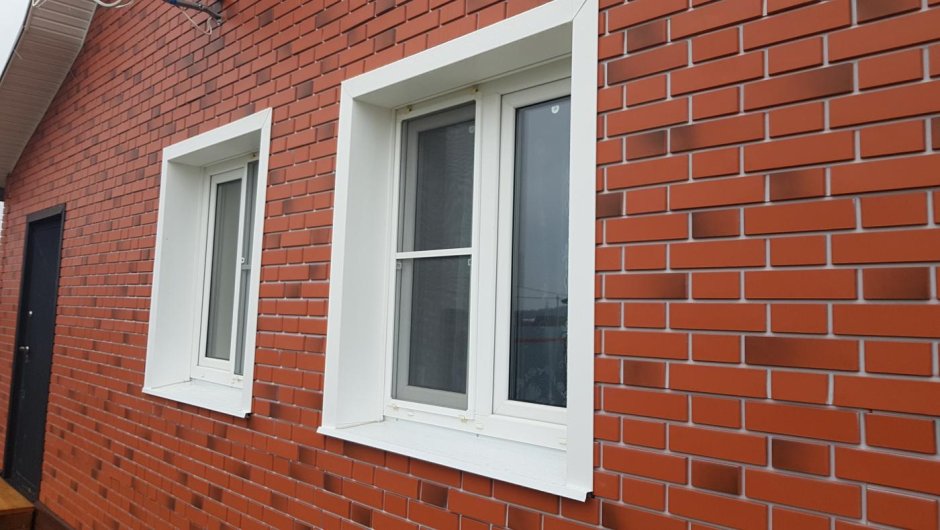 Фасадная панель Flemish, красный жженый