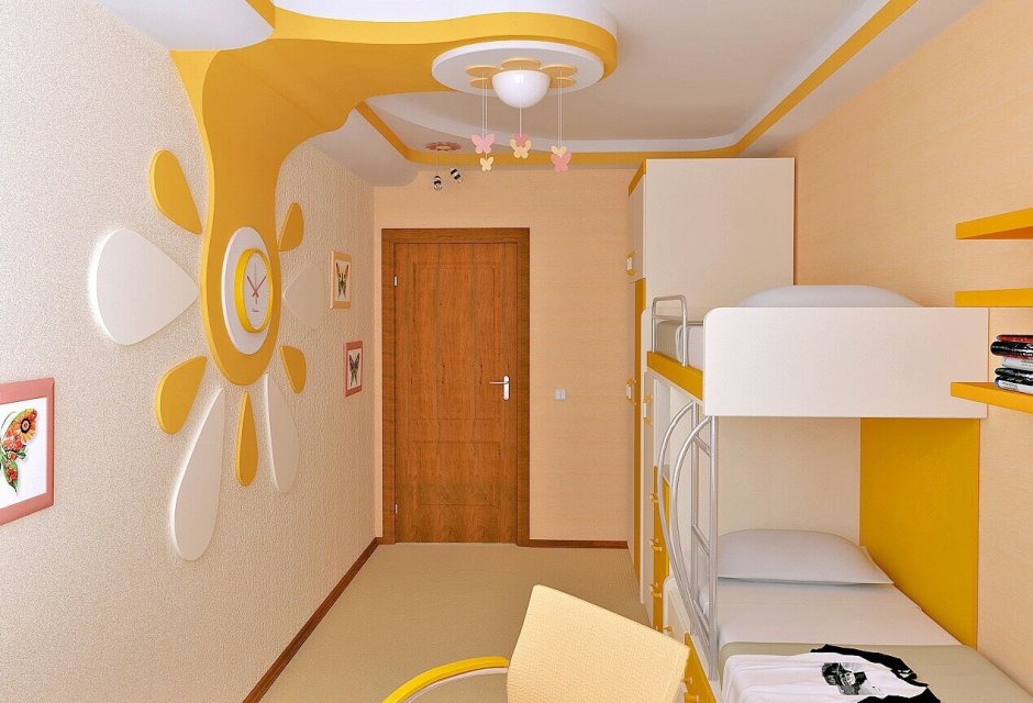 Потолок в детской спальне