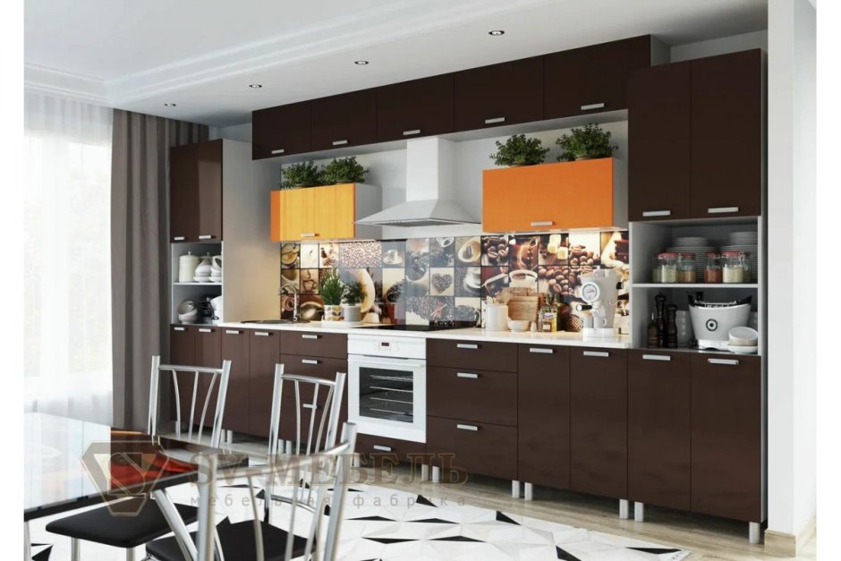 SV мебель кухни оранж