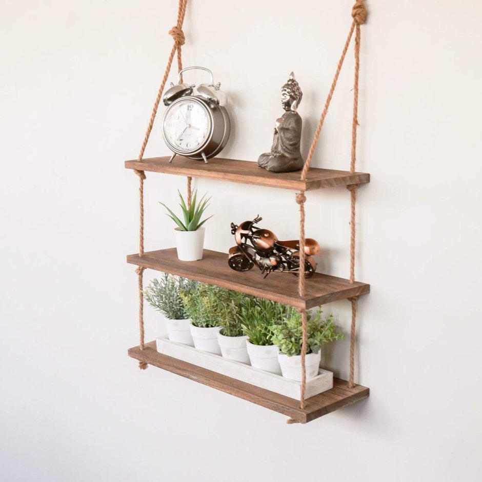 Полка "Wall Shelf-s (bas WL-001)" белая