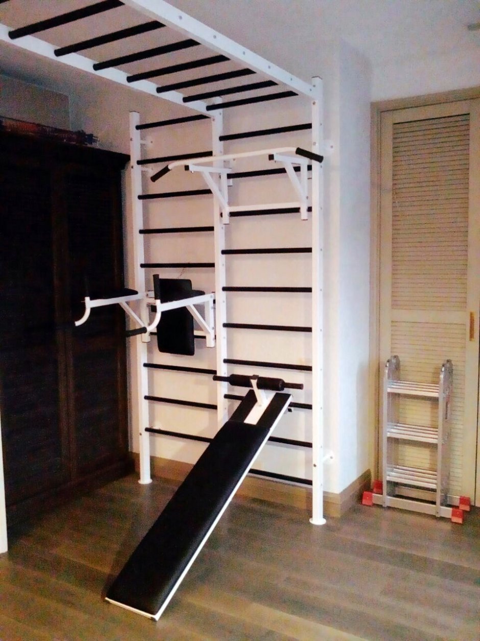 Силовой тренажер качай турник с узким хватом складной напольный