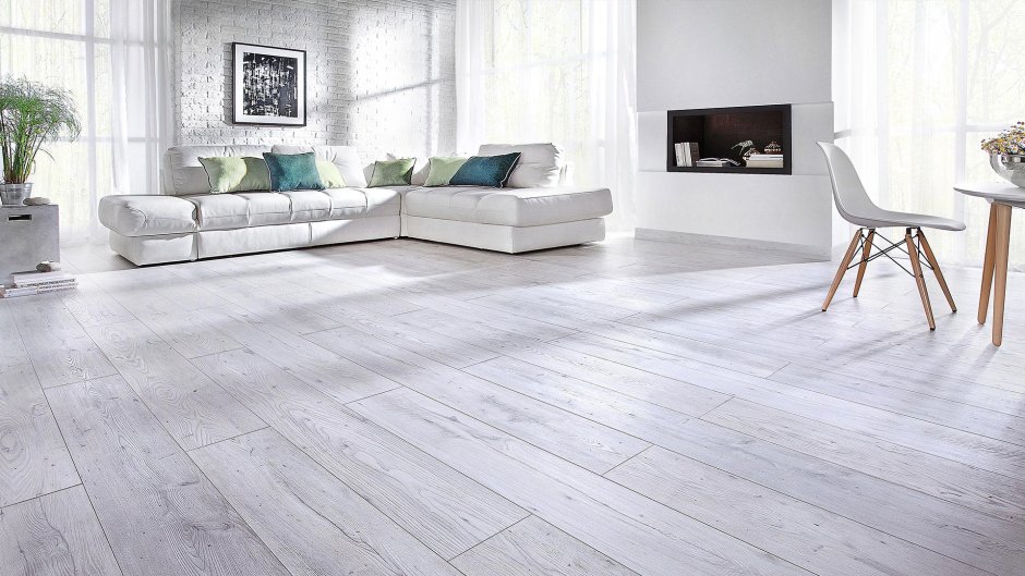 Паркетная доска Solidfloor Pearl White