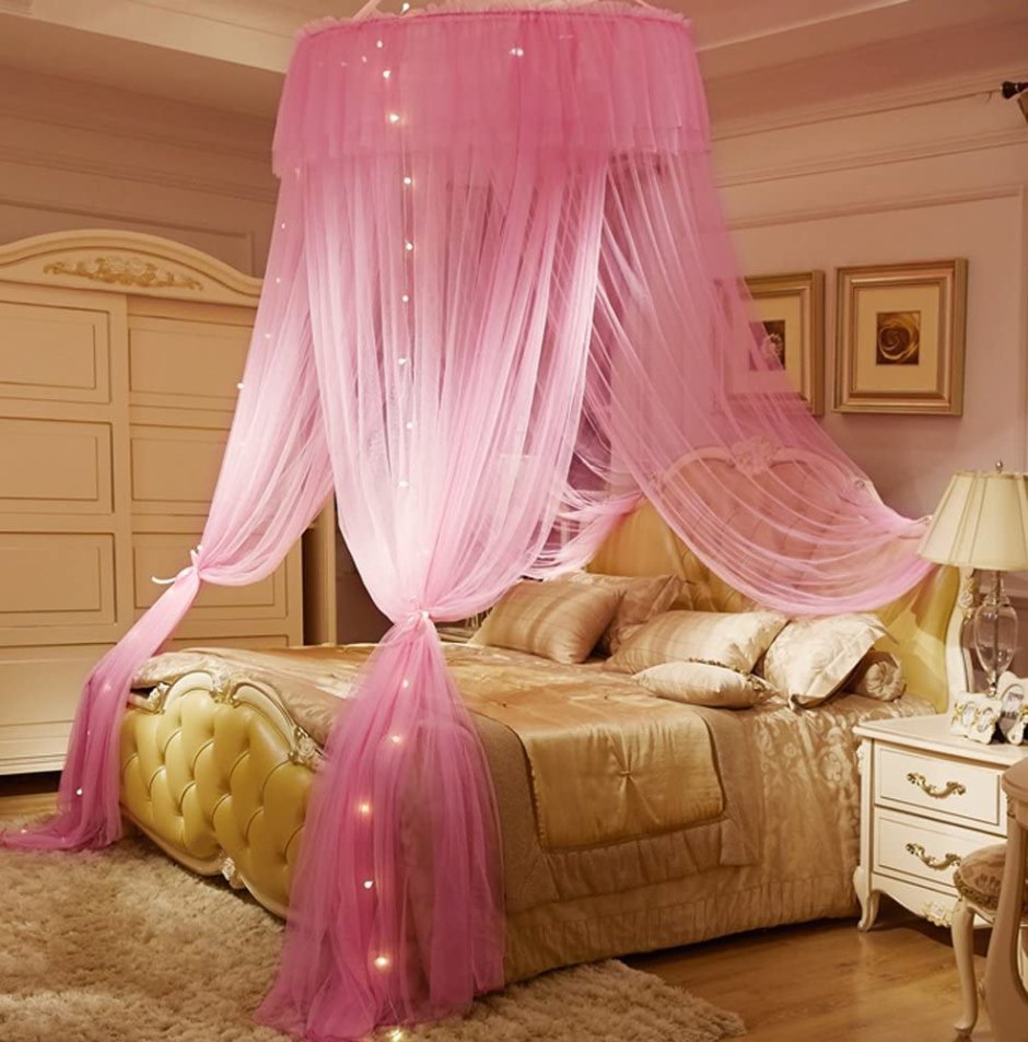 Кроватка с балдахином для девочки