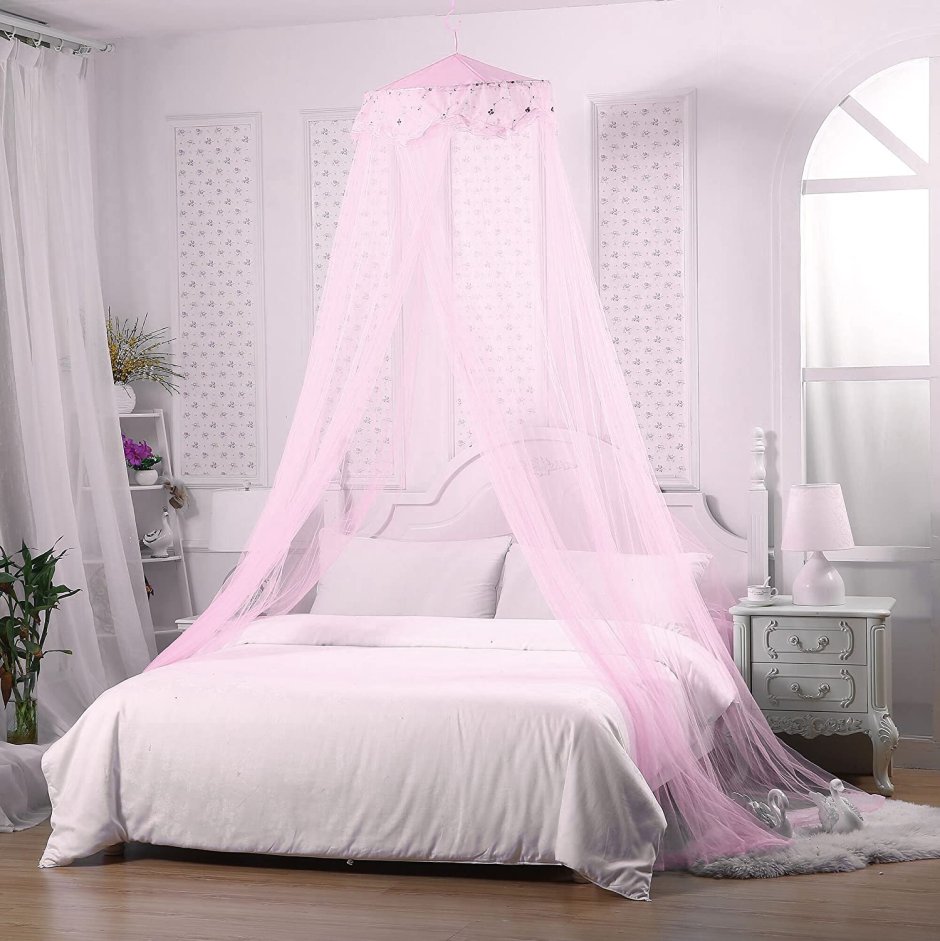Кровать принцессы для девочки с балдахином