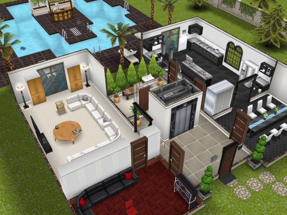 Дом в the SIMS FREEPLAY