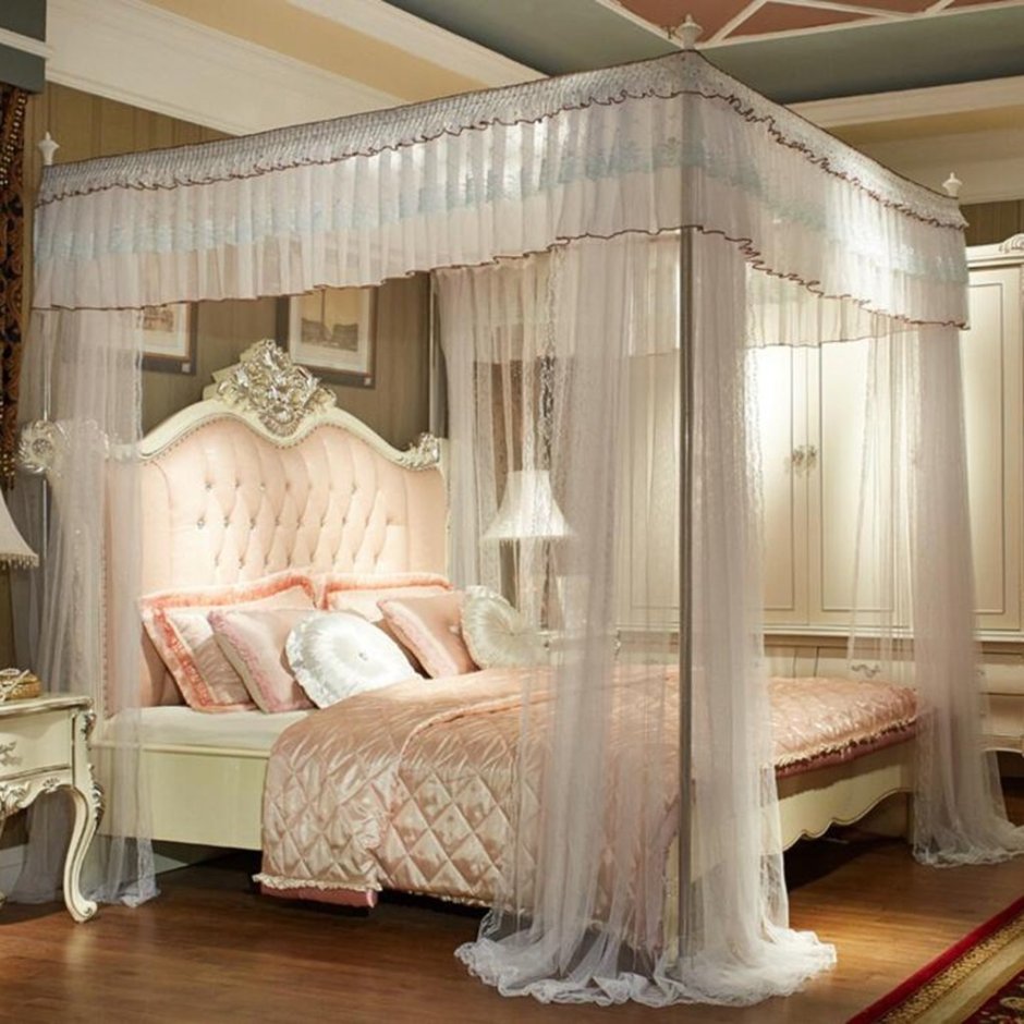 Кровать принцессы с балдахином 16
