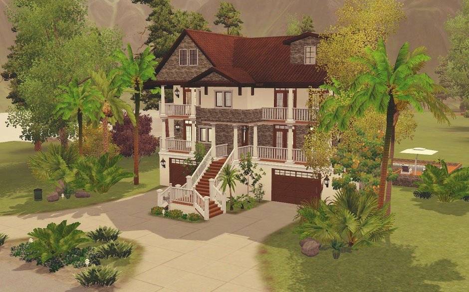 Симс 3 особняк 60х60