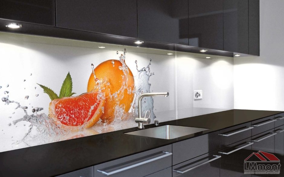 Скинали для серой кухни