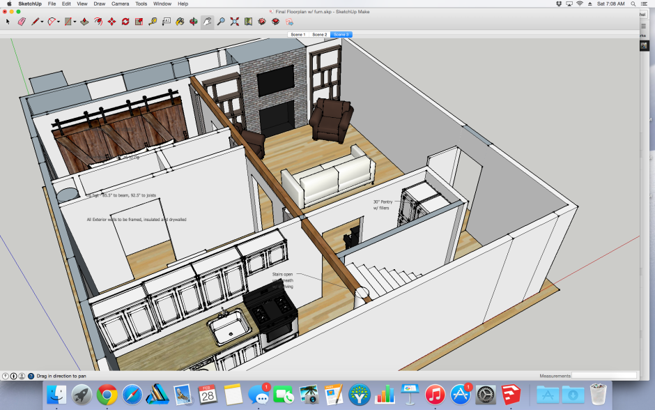Кухня икеа Sketchup