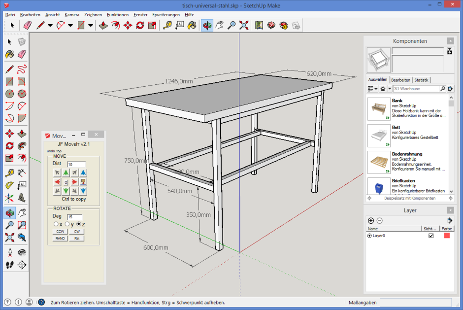 Плагин Sketchup в кубики
