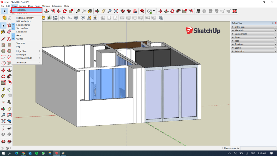 3d Sketchup склад
