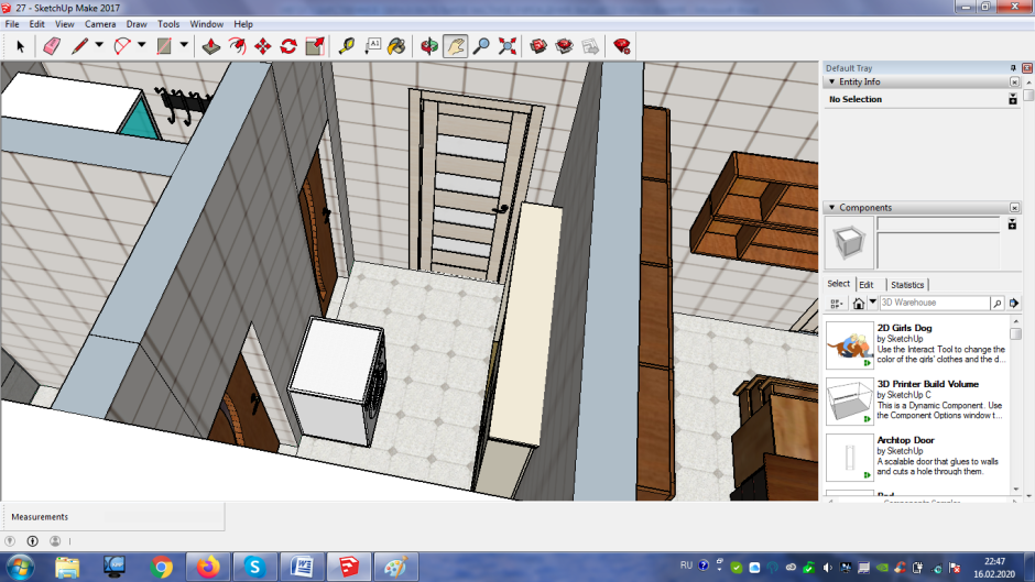Sketchup библиотека моделей мебели