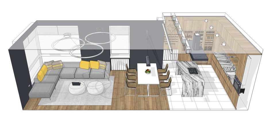 3д Sketchup мебель