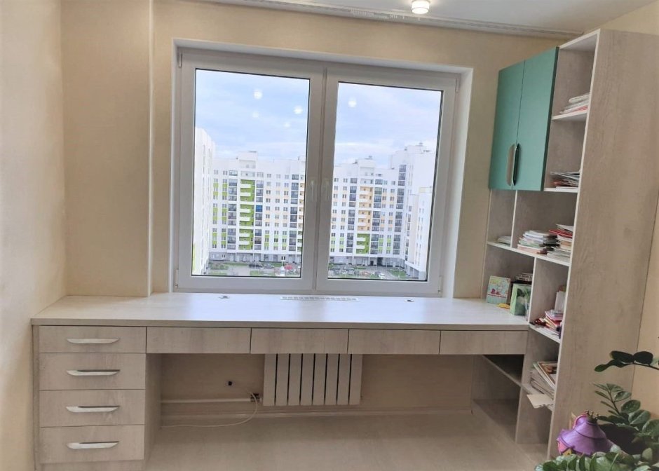 Небольшое рабочее место в гостиной