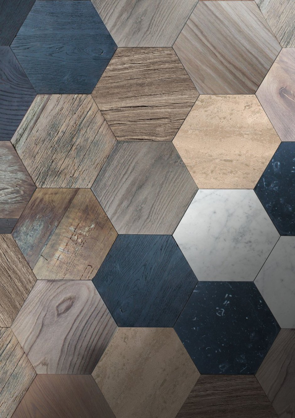 Плитка Hexagon Wood