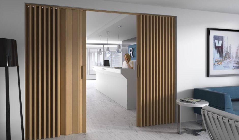 Поворотная реечная перегородка Sofia Partitions