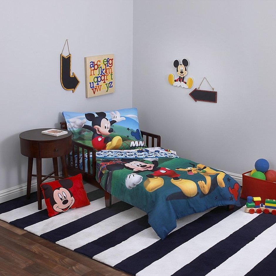 Детская кровать Микки Маус для мальчика