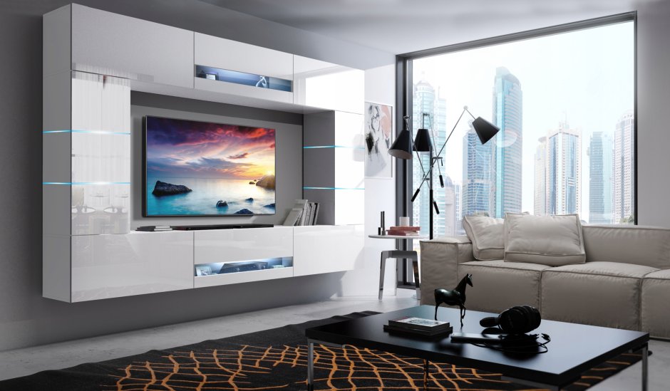 "Модерн 11" глянцевая стенка