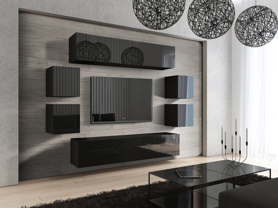 Стенка глянец-28 МДФ