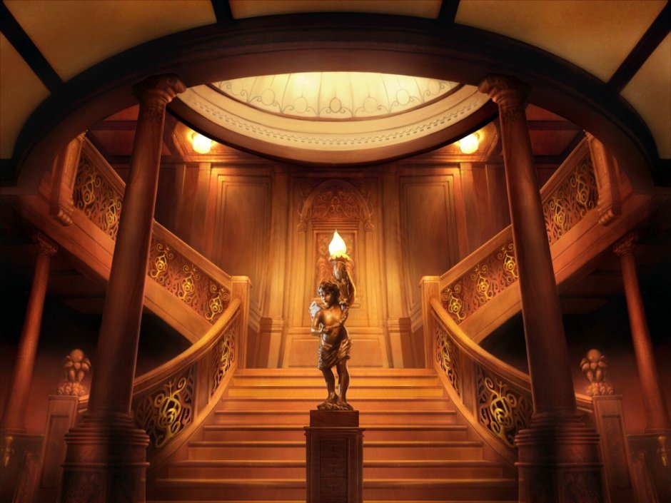 Titanic Grand Staircase flooding