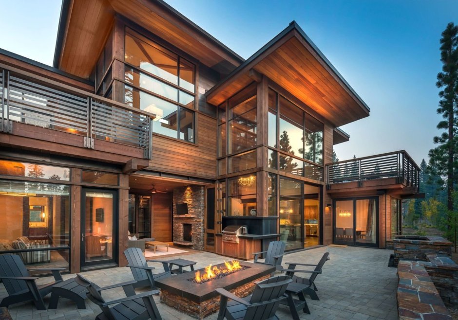 Скандинавский дом одноэтажный дом в скан