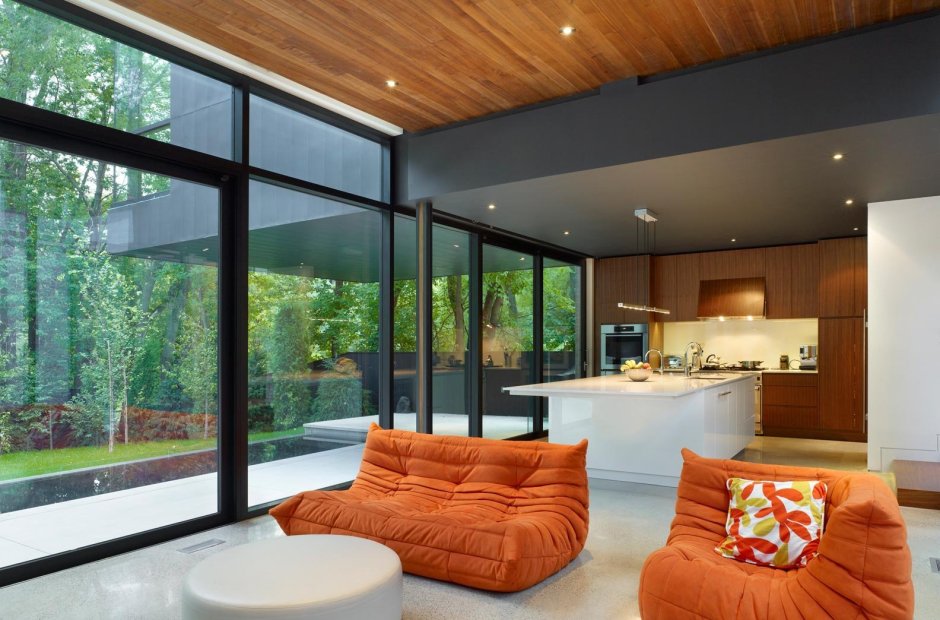 Дом с панорамными окнами