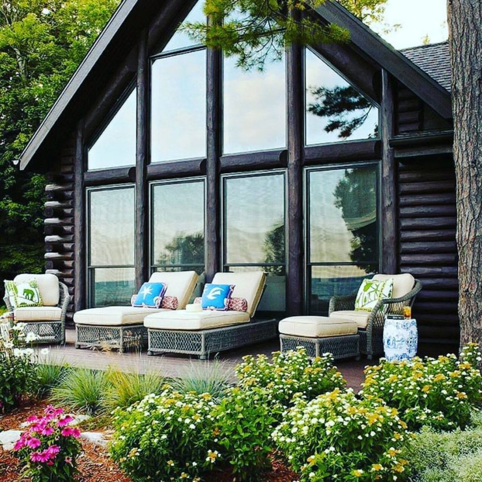 Интерьер фахверк Шале