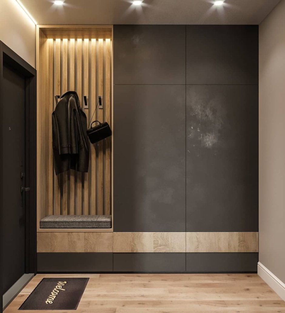 Шпонированные панели Topperfo Micro Ulme Stone Edition Acoustic Wood Panel
