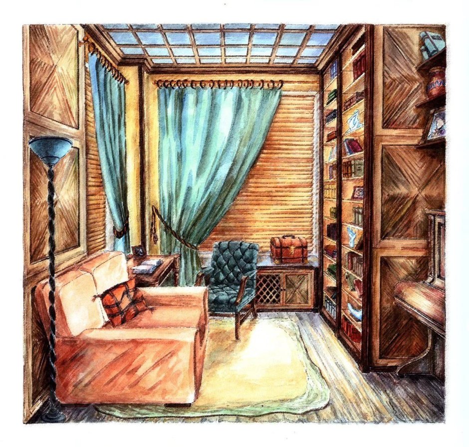 Рисунок комнаты
