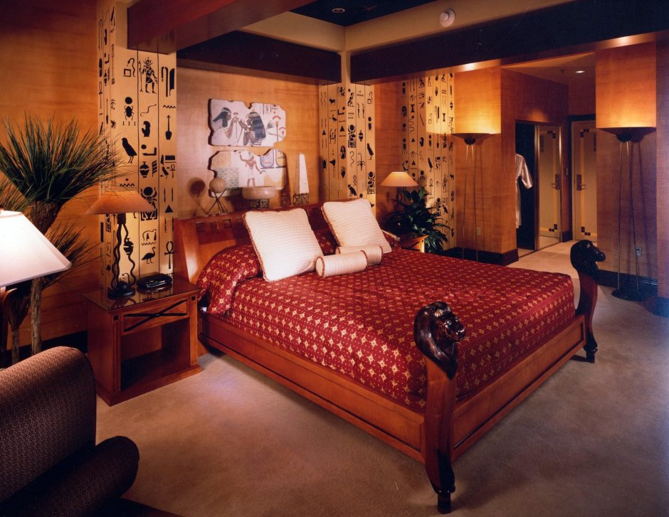 Спальня в египетском стиле