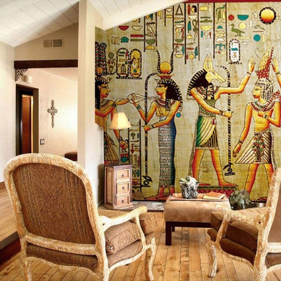 Мебель в жилище вельможи в древнем Египте