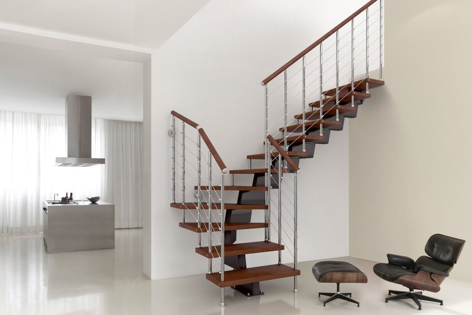 Необычные деревянные лестницы