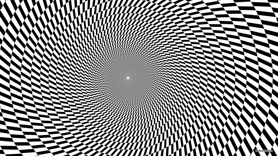 Оптические иллюзии черно белые