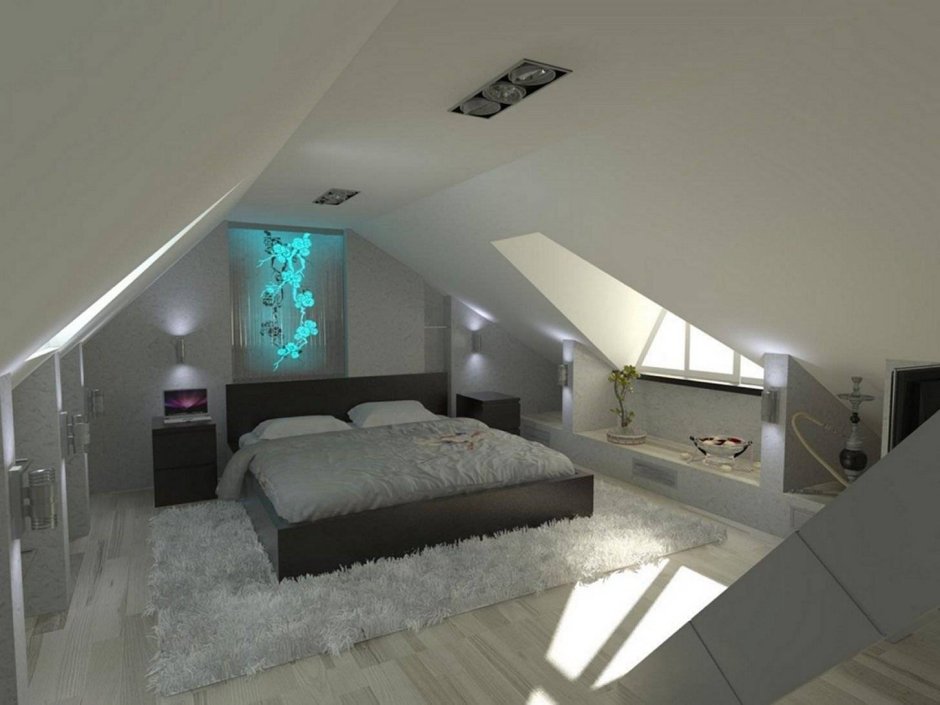 Спальня под потолком