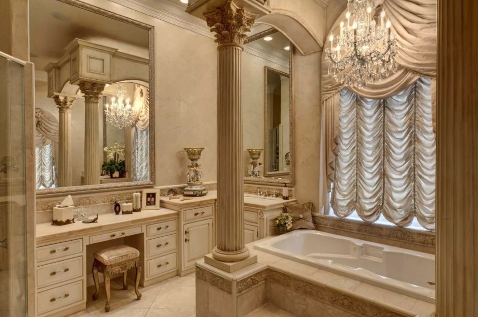 Интерьер ванной комнаты элитные