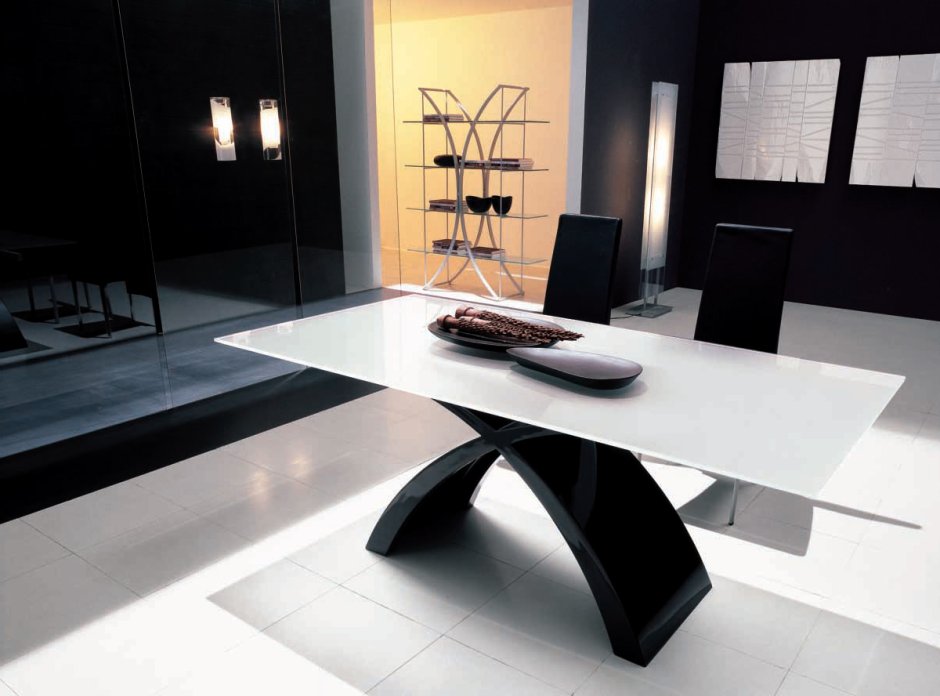 Современный стол Tonin casa Tokyo 6951fsv_Glass