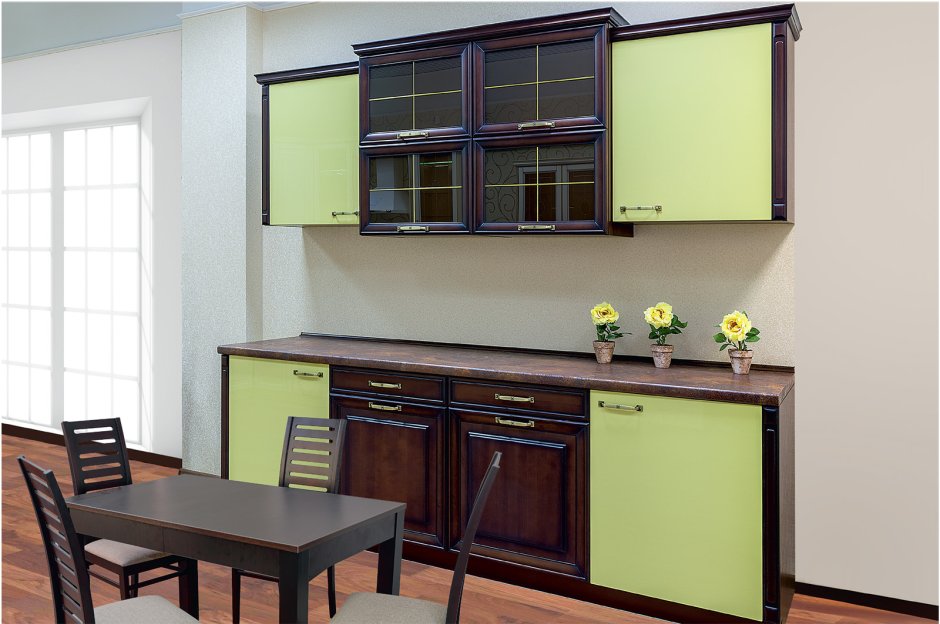 Фасады для кухни из массива