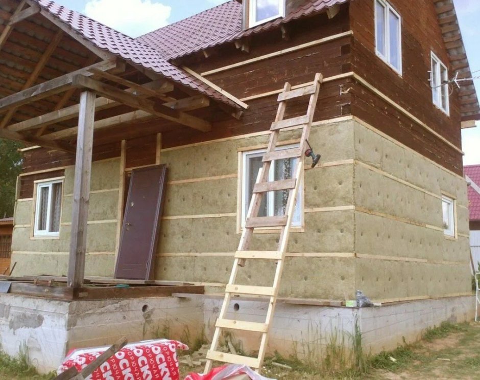 Мокрый фасад пирог толщина слоев