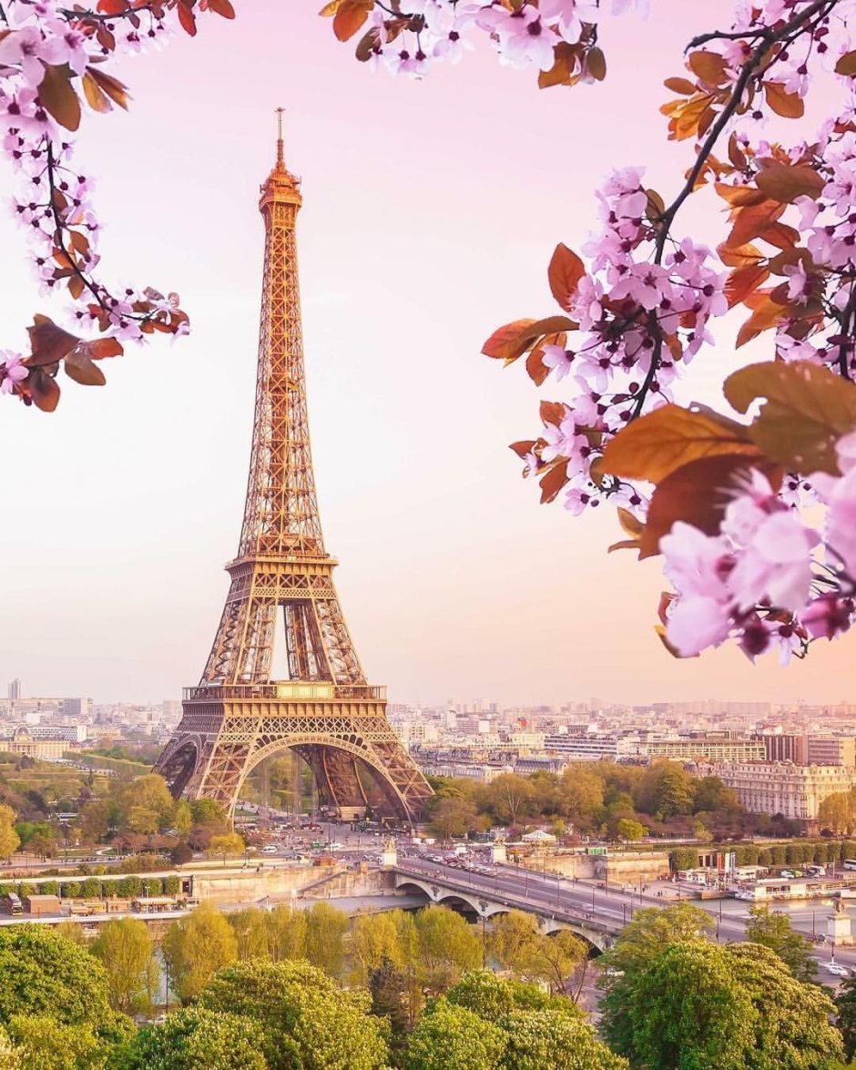 Париж Эйфелева башня Париж
