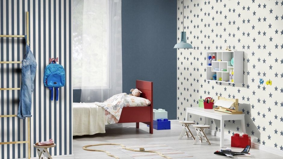 Обои Rasch bambino в интерьере