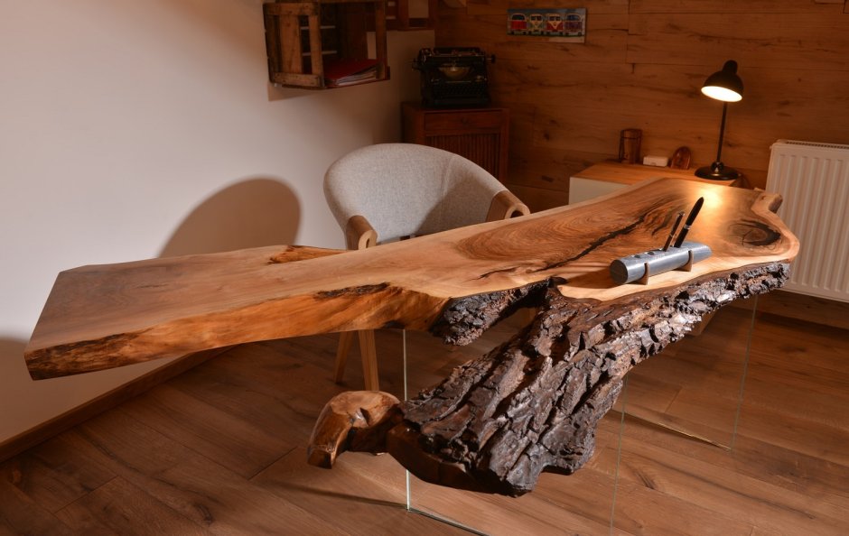 Мебель из слэбов дерева
