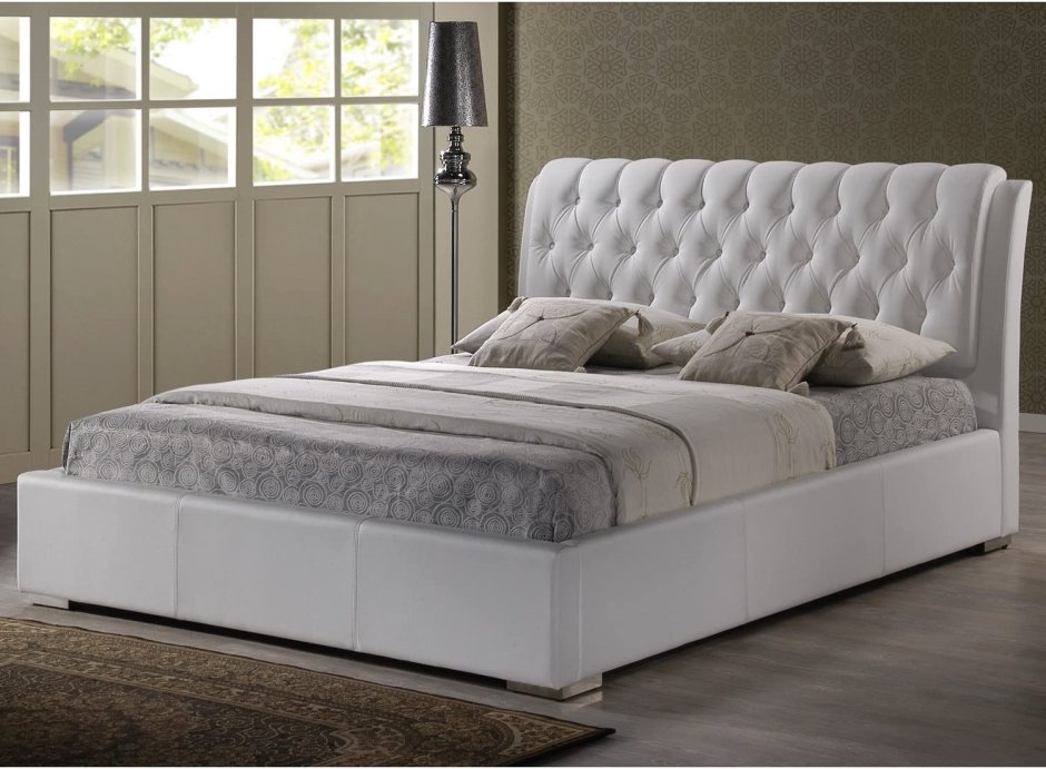 Queen Bed кровать с изголовьем
