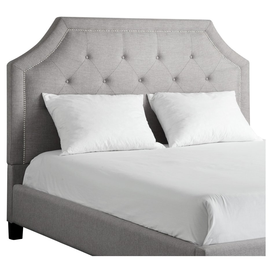 Queen Bed with Arabelle Tufted Headboard чертеж