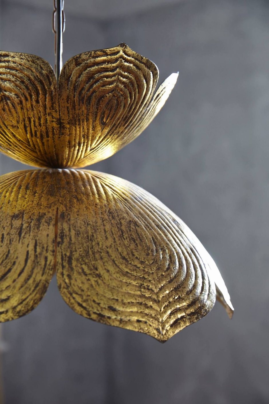 Brass Lotus Pendant Lamp