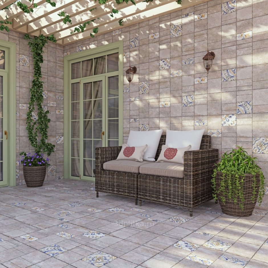 Плитка на открытый балкон