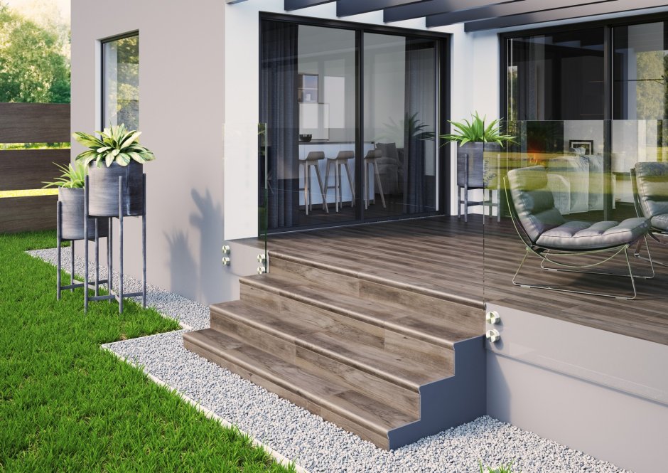 Церсанит керамогранит для террасы